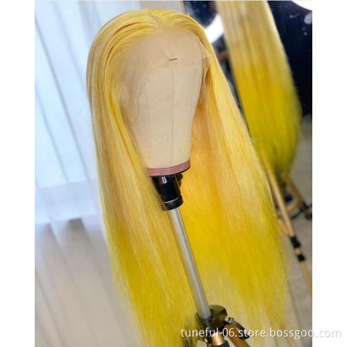 indian human hair hd 5x5 lace closure wig red pink 613 blonde colorful deep wave wig upart human hair wig for black women